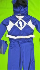Kids Costumes to Hire - Power Ranger - Dark Blue